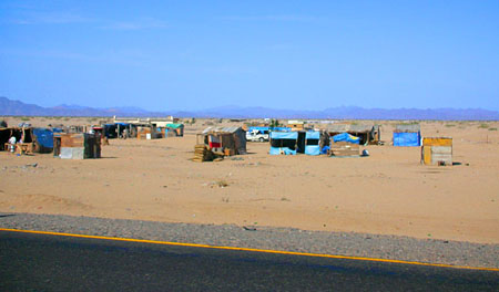 02 Bedouin housing as seen from the bus as we t